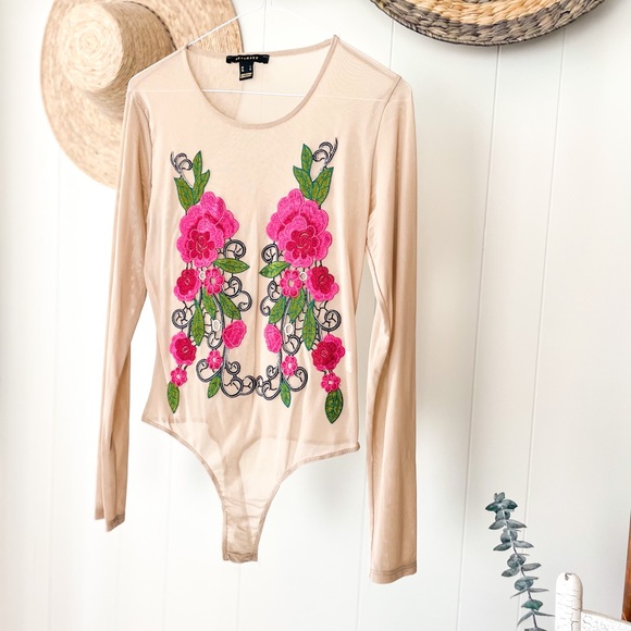 Revamped Tops - Mesh Long Sleeve Top